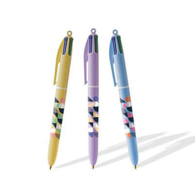 BIC 4 Colours Pastel Ballpoint Pen Corporate Gift Singapore
