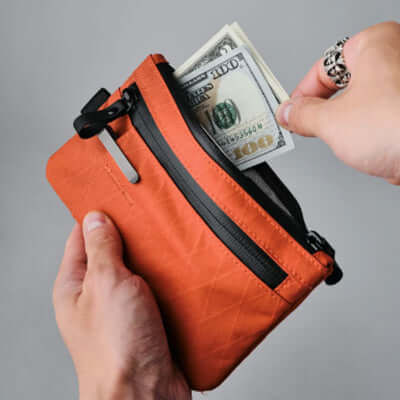 Alpaka Zip Clutch Cayenne RX30 + Hand Carry Strap by Corporate Gift Store Singapore