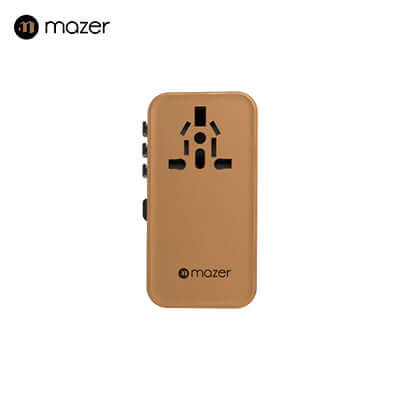 Mazer PD100W GaN Universal Travel Charger With Built-in USB C Cable by Corporate Gift Store Singapore