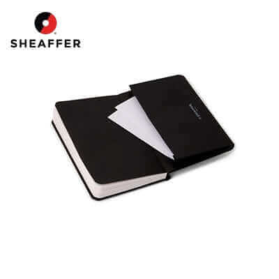 Sheaffer Strobe Silver Ballpoint Pen with Chrome Trims and Small Notebook Gift Set by Corporate Gift Store Singapore