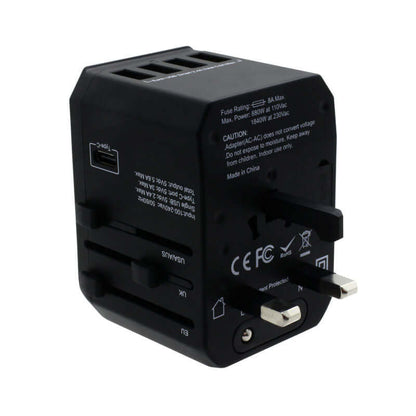 Valore Universal Travel Adaptor with 4 USB + 1 Type-C Output (AC57) by Corporate Gift Store Singapore