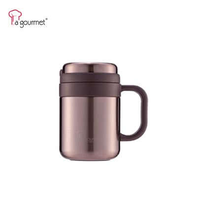 La Gourmet Sakura 0.5L Thermal Mug With Strainer by Corporate Gift Store Singapore