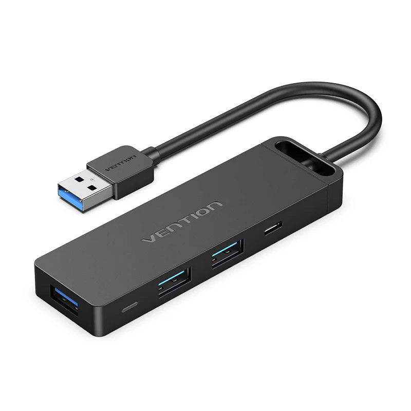 Vention 6-in-1 USB Hub providing multiple connectivity options for devices and ideal for corporate gifts.