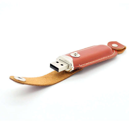 U201 PU Leather USB Drive by Corporate Gift Store Singapore