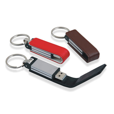 U208 PU Leather USB Drive