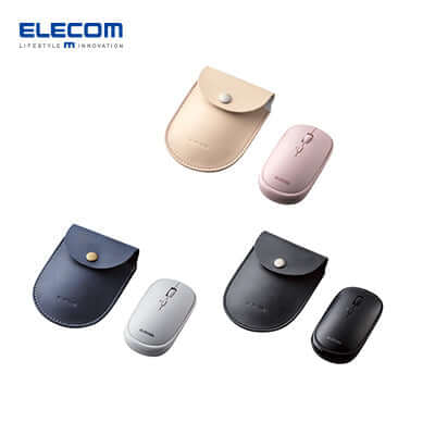 ELECOM Bluetooth LED Mouse with Pouch by Corporate Gift Store Singapore