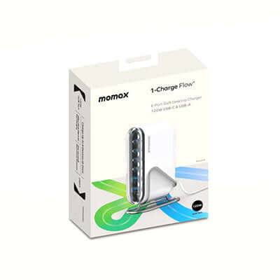 Momax 1-Charge Flow+ 6-Port GaN Charger 120W by Corporate Gift Store Singapore