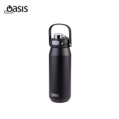 Oasis Ceramic Stainless Steel Triple Wall Capri Quick Release Drink Bottle 750ML by Corporate Gift Store Singapore