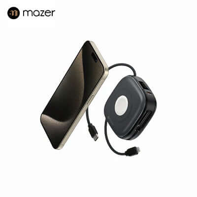 Mazer MagLink18i 10,000mAh Magnetic Wireless + Apple Watch Charging Power Bank by Corporate Gift Store Singapore