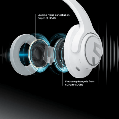 SOUNDPEATS Space Over-Ear ANC Headphones with Long Battery Life by Corporate Gift Store Singapore