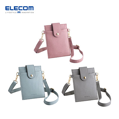 ELECOM P-MAP02 Smartphone Shoulder Pouch with Button by Corporate Gift Store Singapore