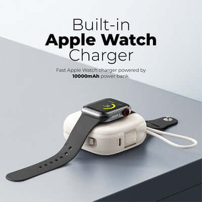 Mazer MagLink18i 10,000mAh Magnetic Wireless + Apple Watch Charging Power Bank by Corporate Gift Store Singapore