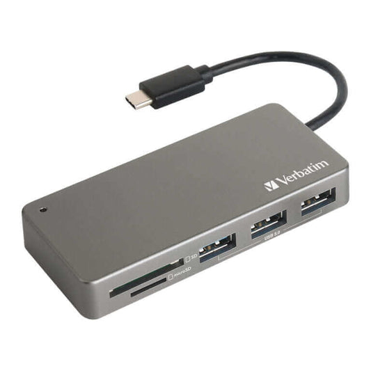 Verbatim USB-C 3.1 Hub & Card Reader 65679 by Corporate Gift Store Singapore