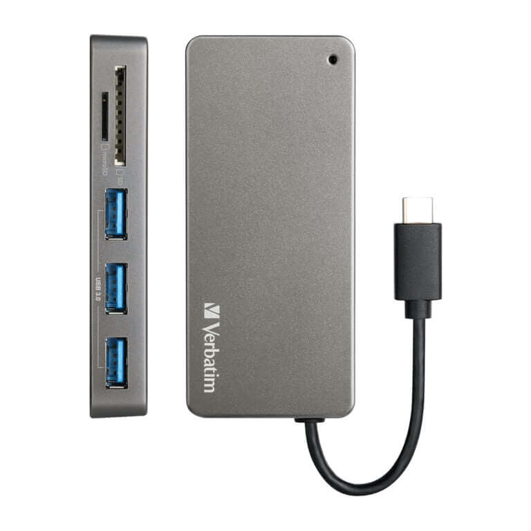 Verbatim USB-C 3.1 Hub & Card Reader 65679 by Corporate Gift Store Singapore