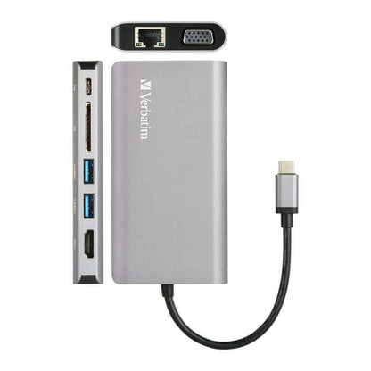 Verbatim 8-in-1 Type C Hub 66148 by Corporate Gift Store Singapore