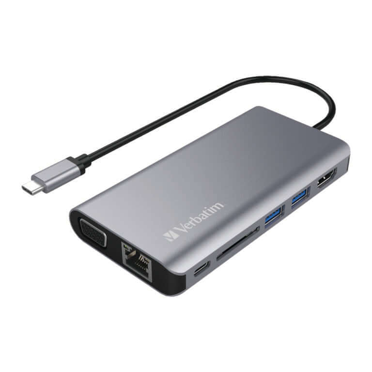 Verbatim 8-in-1 Type C Hub 66148 by Corporate Gift Store Singapore