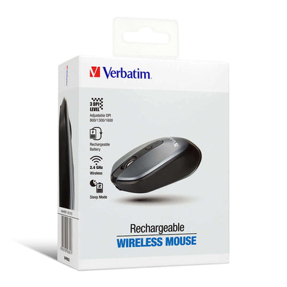 Verbatim Rechargeable Wireless Mouse 66381 by Corporate Gift Store Singapore