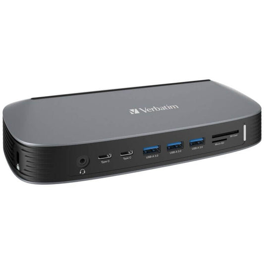Verbatim 13-in-1 Type C Docking Station with AC Adaptor 100W by Corporate Gift Store Singapore