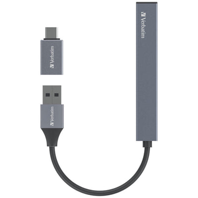 Verbatim 4-in-1 USB Hub with Type C Adaptor 66753