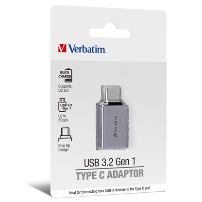 Verbatim USB 3.2 Gen 1 Type C Adaptor 66885 by Corporate Gift Store Singapore