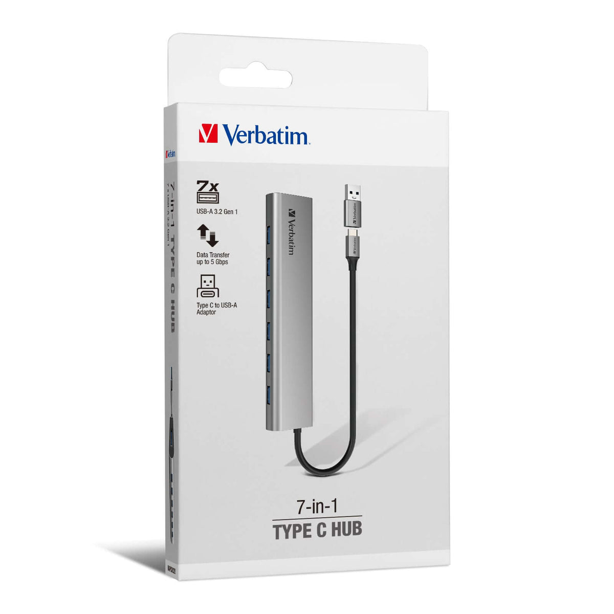 Verbatim 7-in-1 Type C Hub 66973 by Corporate Gift Store Singapore
