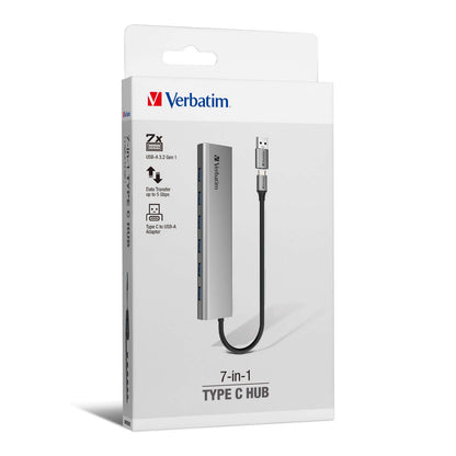 Verbatim 7-in-1 Type C Hub 66973 by Corporate Gift Store Singapore