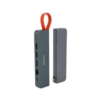 Valore Magnetic USB-C 6-In-1 Hub with PCIe Enclosure (VUH-41) by Corporate Gift Store Singapore