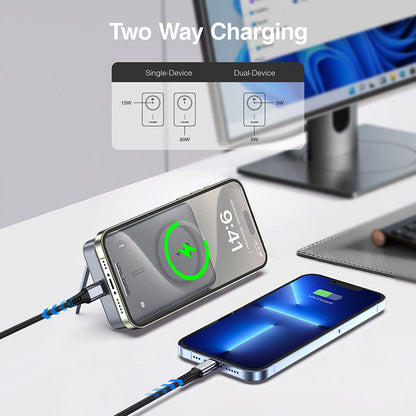 Valore 30W-PD 10000mAh Qi2 Wireless Charging Power Bank (PD31) by Corporate Gift Store Singapore