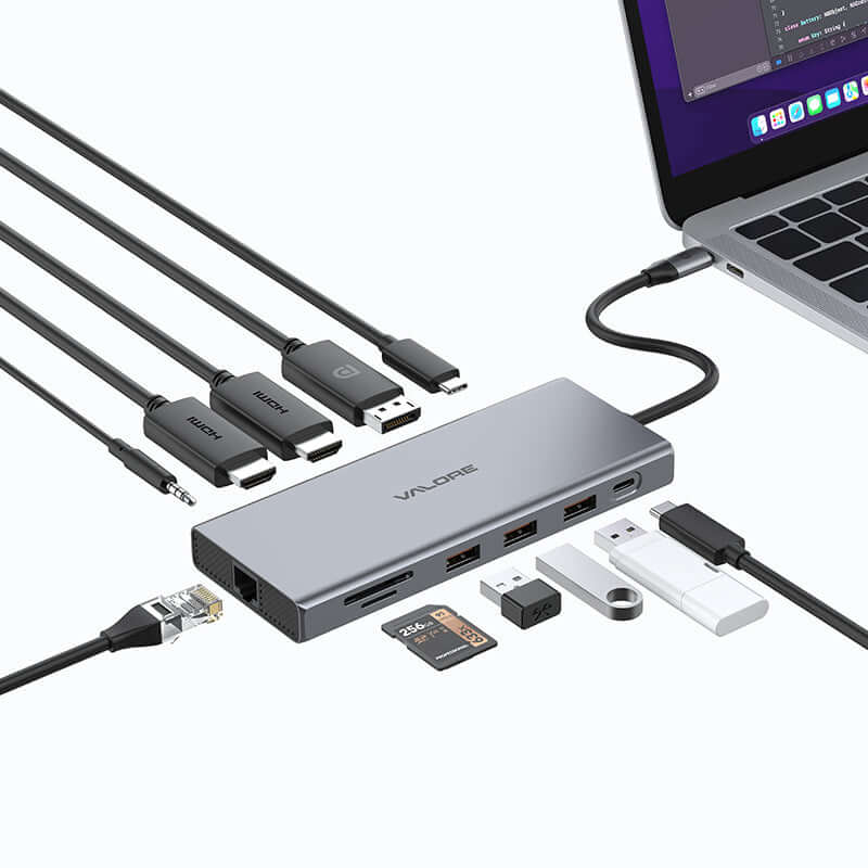 Valore 12-in-1 USB-C Hub (MH-004) by Corporate Gift Store Singapore