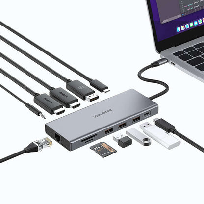Valore 12-in-1 USB-C Hub (MH-004) by Corporate Gift Store Singapore
