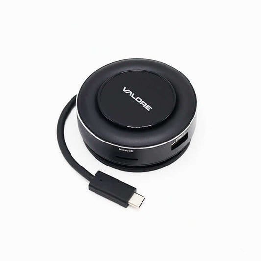 Valore 7-in-1 USB-C Hub with Built-in Cable (MH-005) by Corporate Gift Store Singapore