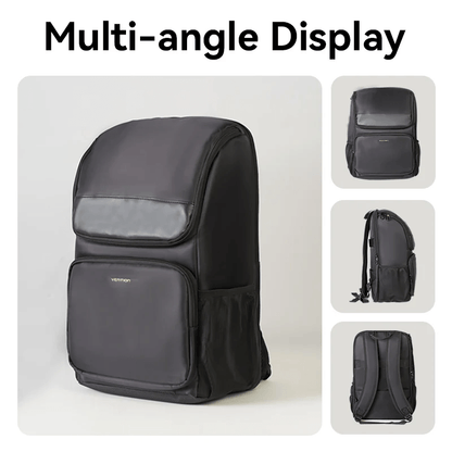 Vention Laptop Backpack 19L multi-angle display showcasing its sleek design and functionality.