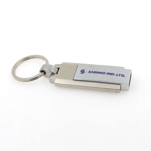 Metal USB Drive with keychain U329 by Corporate Gift Store Singapore