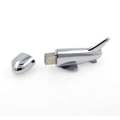 Metal USB Drive in Jet shape