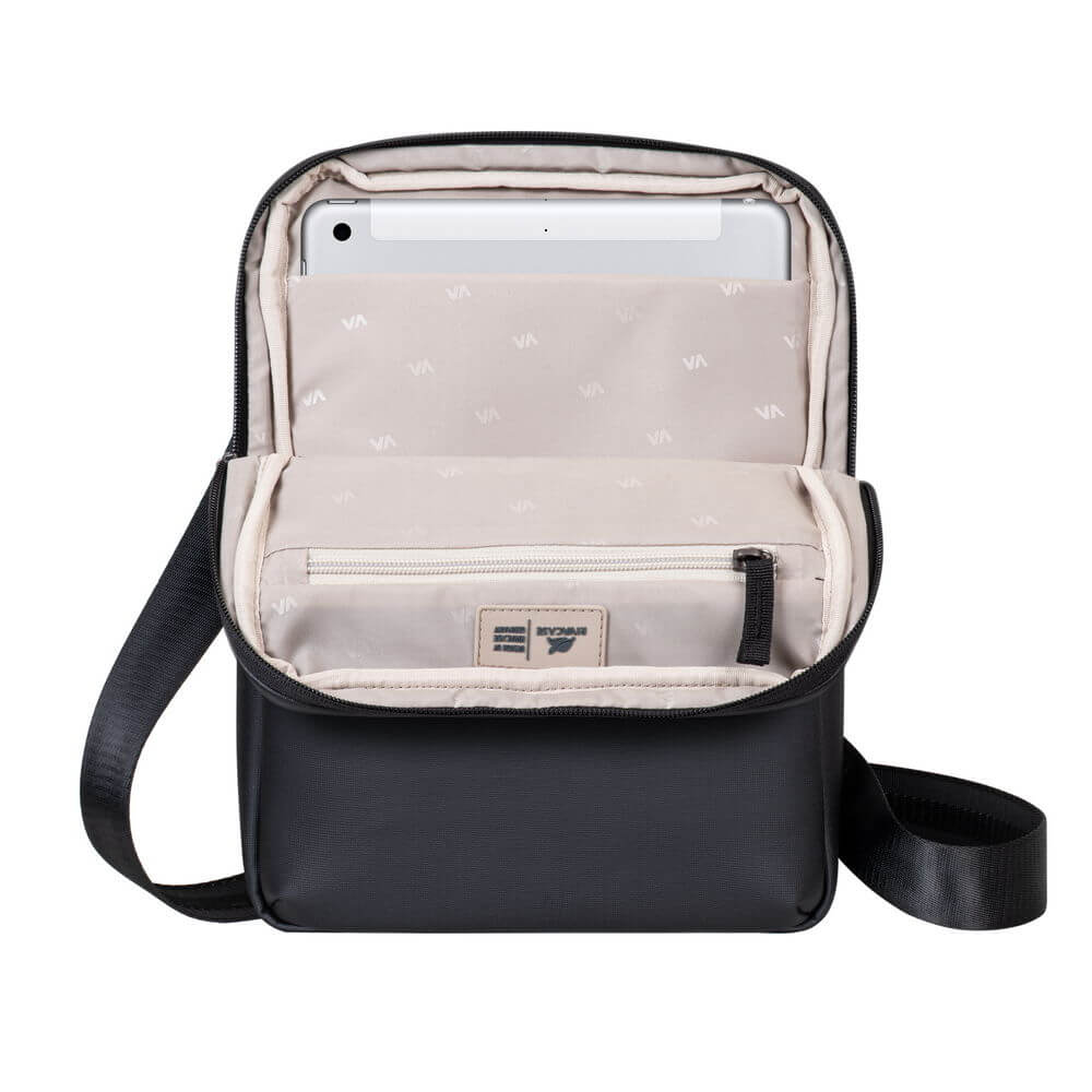 Rivacase Cardiff Canvas Crossbody Bag with Adjustable Strap by Corporate Gift Store Singapore