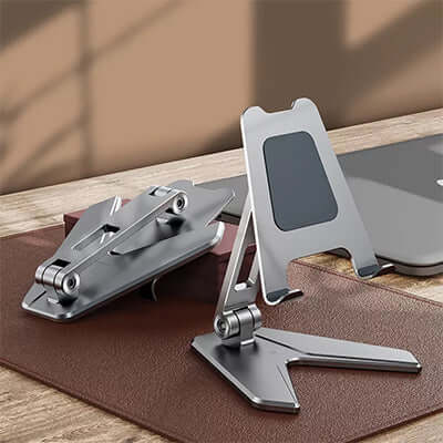 Blackdot A-Hold Premium Universal Adjustable Phone & Tablet Portable Aluminum Holder by Corporate Gift Store Singapore
