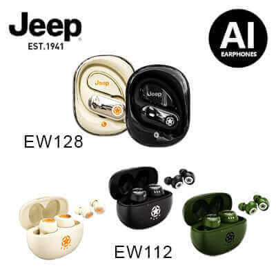 Jeep AI Real-Time Translation Wireless Bluetooth Earphones (For IOS Android) by Corporate Gift Store Singapore