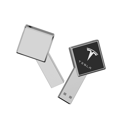 Diamond Shaped USB Flash Drive with LED Logo