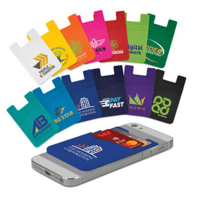 Dual Silicone Phone Wallet Corporate Gift Singapore