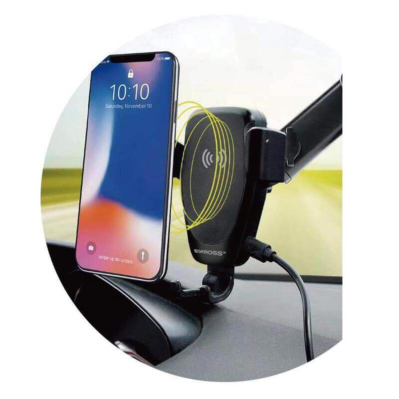 SKROSS Car Holder & Wireless Charger by Corporate Gift Store Singapore
