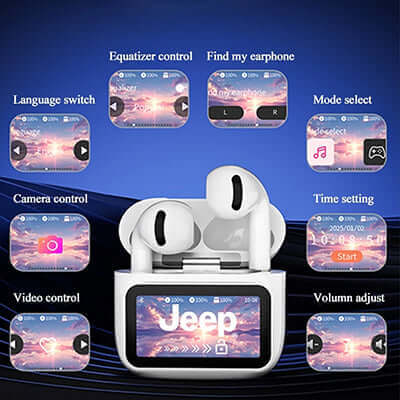 Jeep EW118 TWS Touch Control Sport Gaming Headphones by Corporate Gift Store Singapore