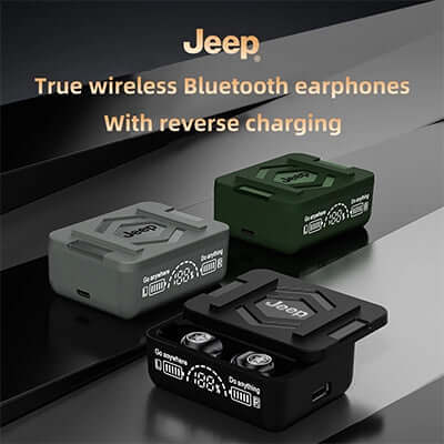 Jeep EW130 TWS True Wireless Earphone With Powerbank by Corporate Gift Store Singapore