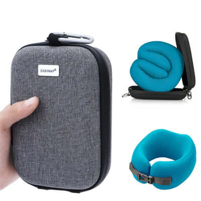 Easynap Foldable Pocket Travel Neck Pillow With Pouch Small Corporate Gift Singapore