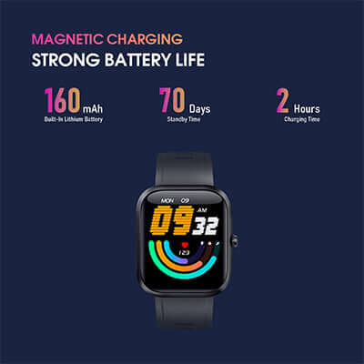 Blackdot GT1S Full Touch Smartwatch with Health Monitor by Corporate Gift Store Singapore