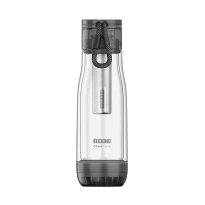 Zoku Glass Core Bottle & Tea Infuser by Corporate Gift Store Singapore