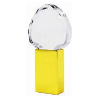 Heart Shaped Crystal USB Flash Drive with Colored Case by Corporate Gift Store Singapore