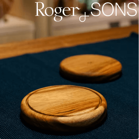 Roger&Sons Patty Coaster by Corporate Gift Store Singapore