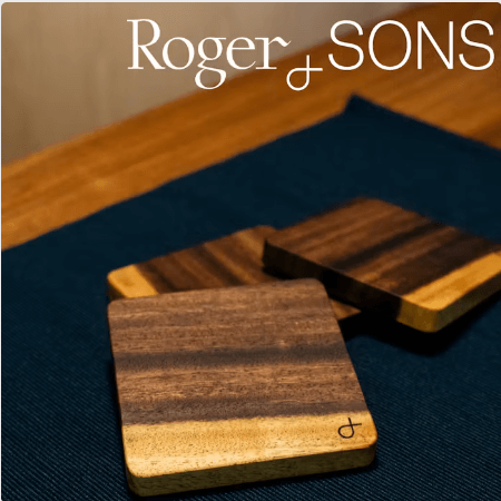 Roger&Sons Square Coaster by Corporate Gift Store Singapore