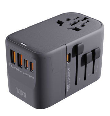 100W GaN Travel Adaptor Corporate Gift Singapore