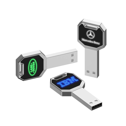 Key Shaped USB Flash Drive with LED Logo by Corporate Gift Store Singapore
